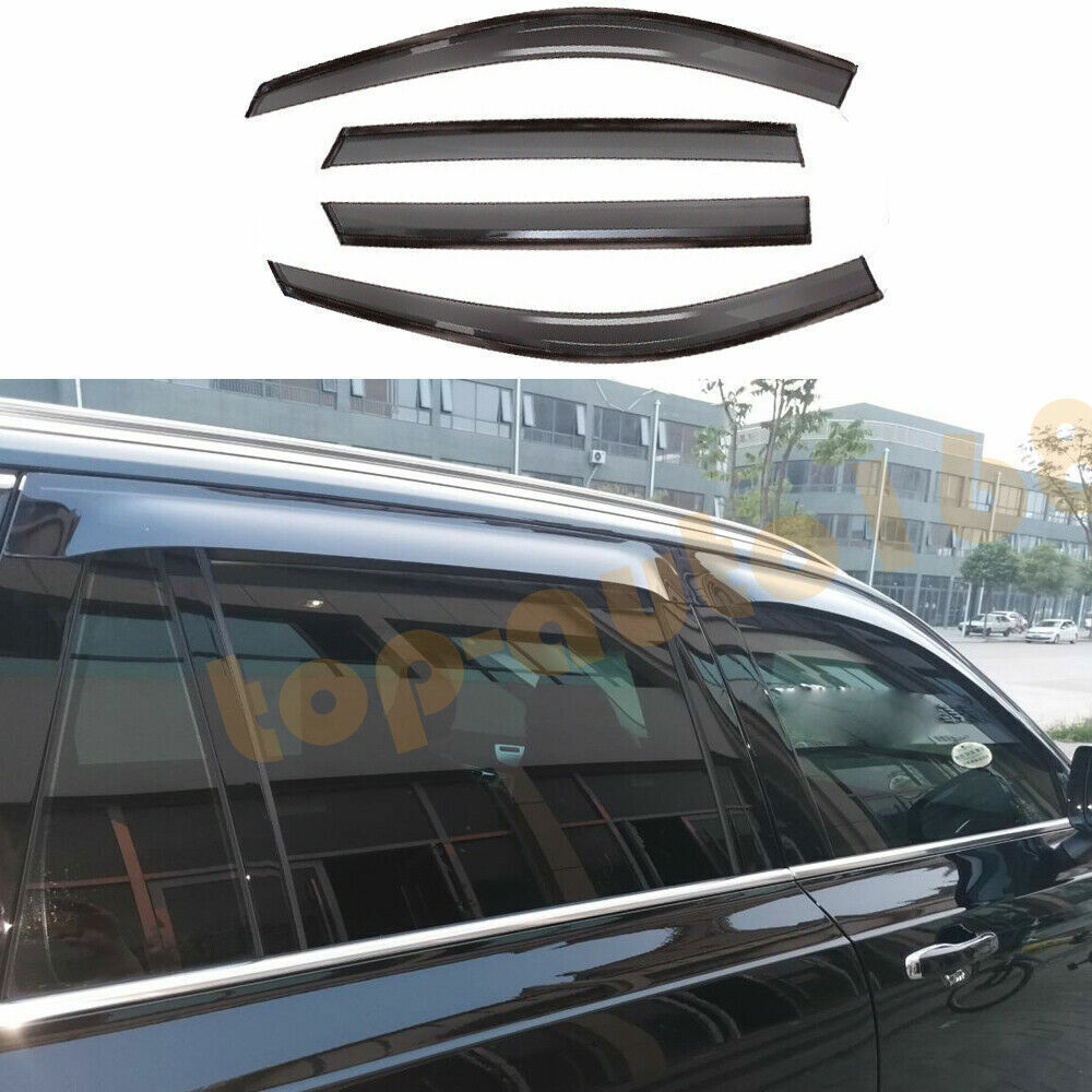 for Volvo XC90 2015-2024 Smoke Window Wind Visors Sun Rain Guard Vent Deflectors