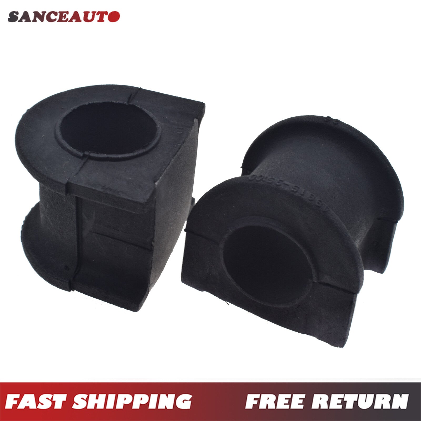 Two-piece set of front stabilizer bar bushings for 4Runner 1996-2002. n