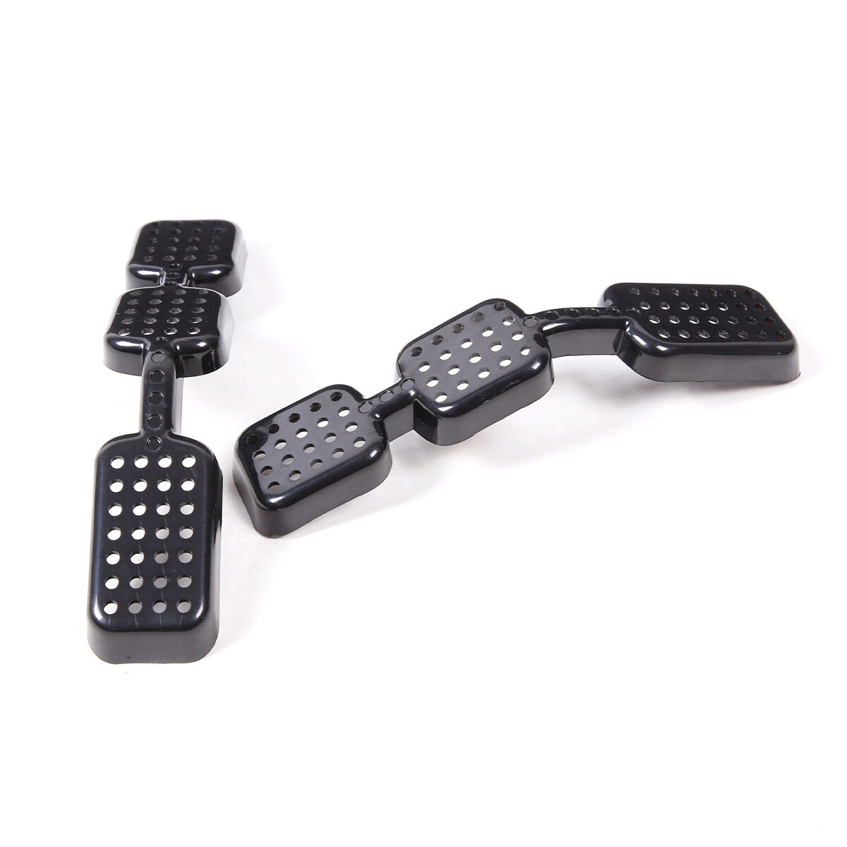 2-Piece Red Carbon Fiber Door Window Lift Switch Frame Trim for Corvette C8 2020-2023