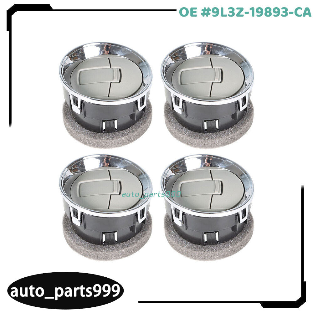 4-piece pack for 2009-2014 interior dashboard air vents Louvre 9L3Z-19893-CA- n