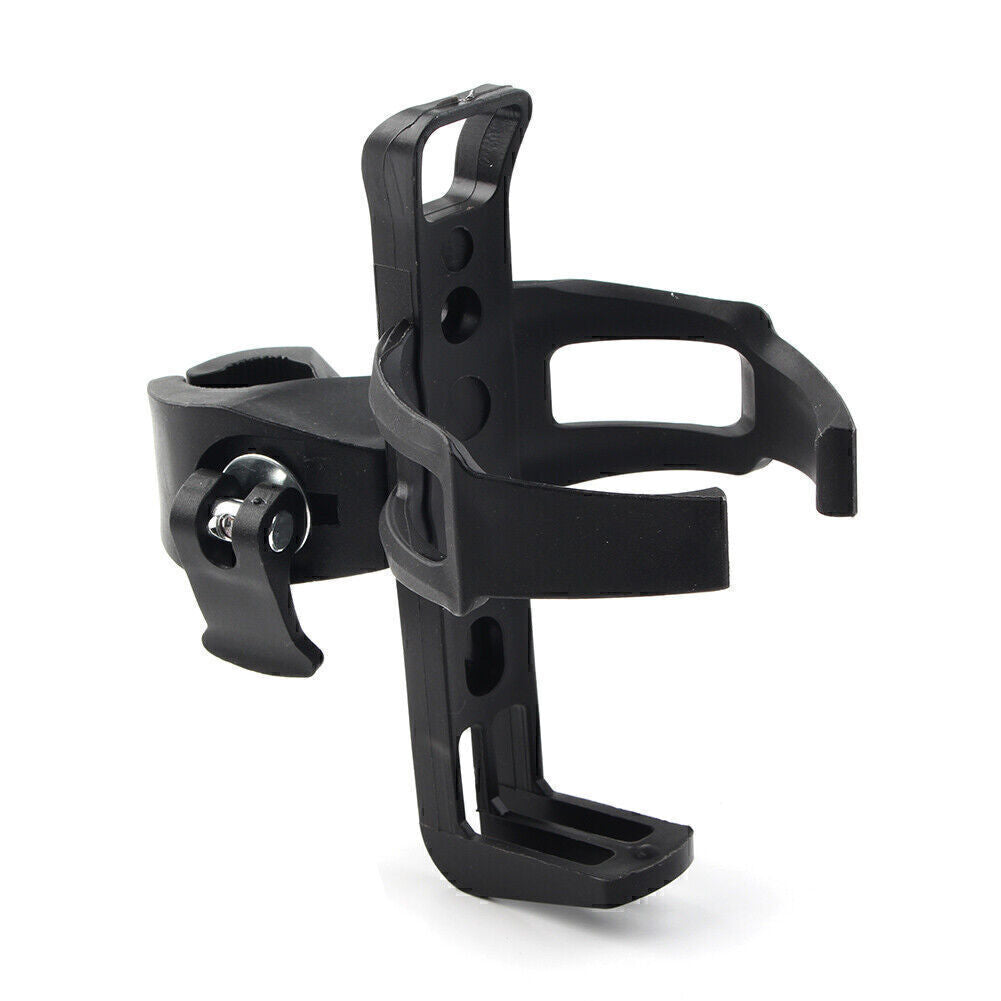 Bicycle Water Cup Holder Drink Holder Clamp for Stroller Bike Wheelchair Walker Q