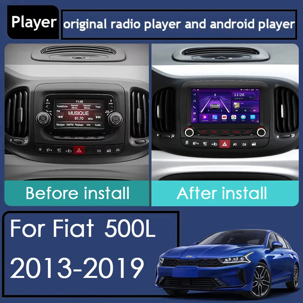 Android Car Stereo Radio for Fiat 500L 2013-2019 CarPlay Multimedia Screen GPS