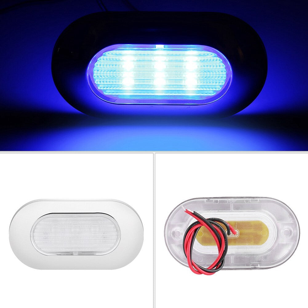 New Auto Stainless Steel 12V 2835SMD LED Anchor Stern Transom Light Lamp For RV