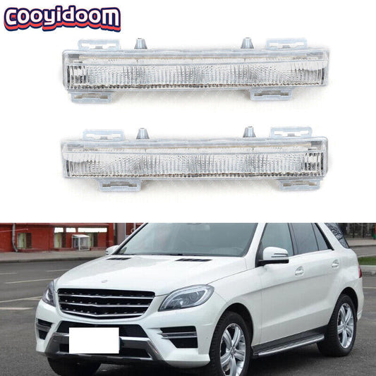 Applicable to 2012-15 for Mercedes-Benz W166 LED Front Daytime Running Lights (DRL) and Fog Lights (LHRH)