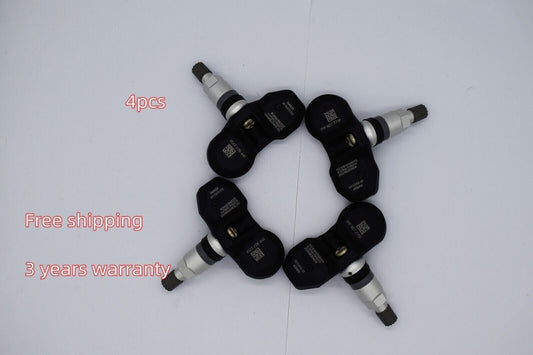 4-pack of Tire Pressure Sensors (TPMS) 7PP907275F, suitable for Audi A4, S4, Q7, R8, RS4, RS7 (2002-2018). n