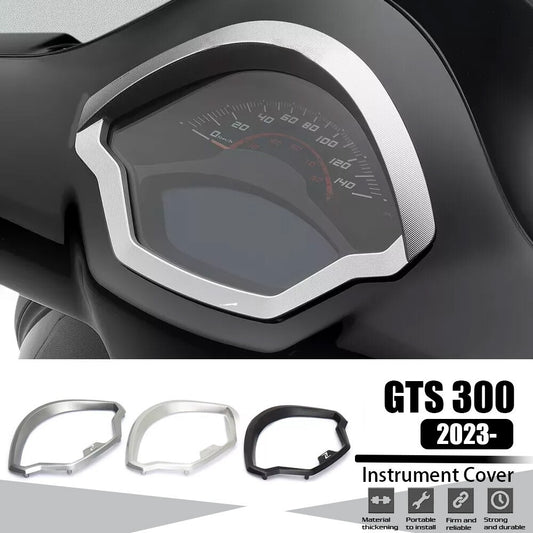 Motorcycle Speedometer Trim Instrument Ring Cover For Vespa GTS 300 2023 2024