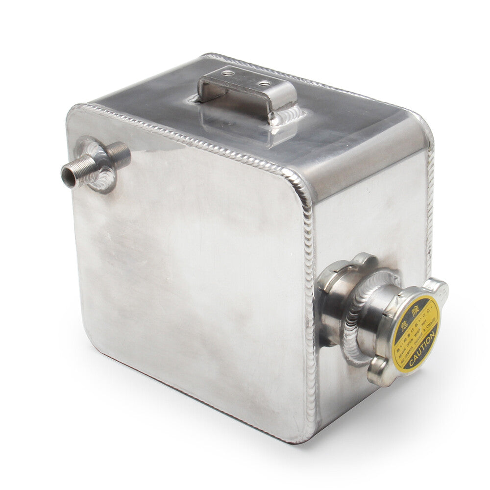 2.5L Universal Car Aluminum Water Coolant Radiator Overflow Recovery Tank Bottle Q