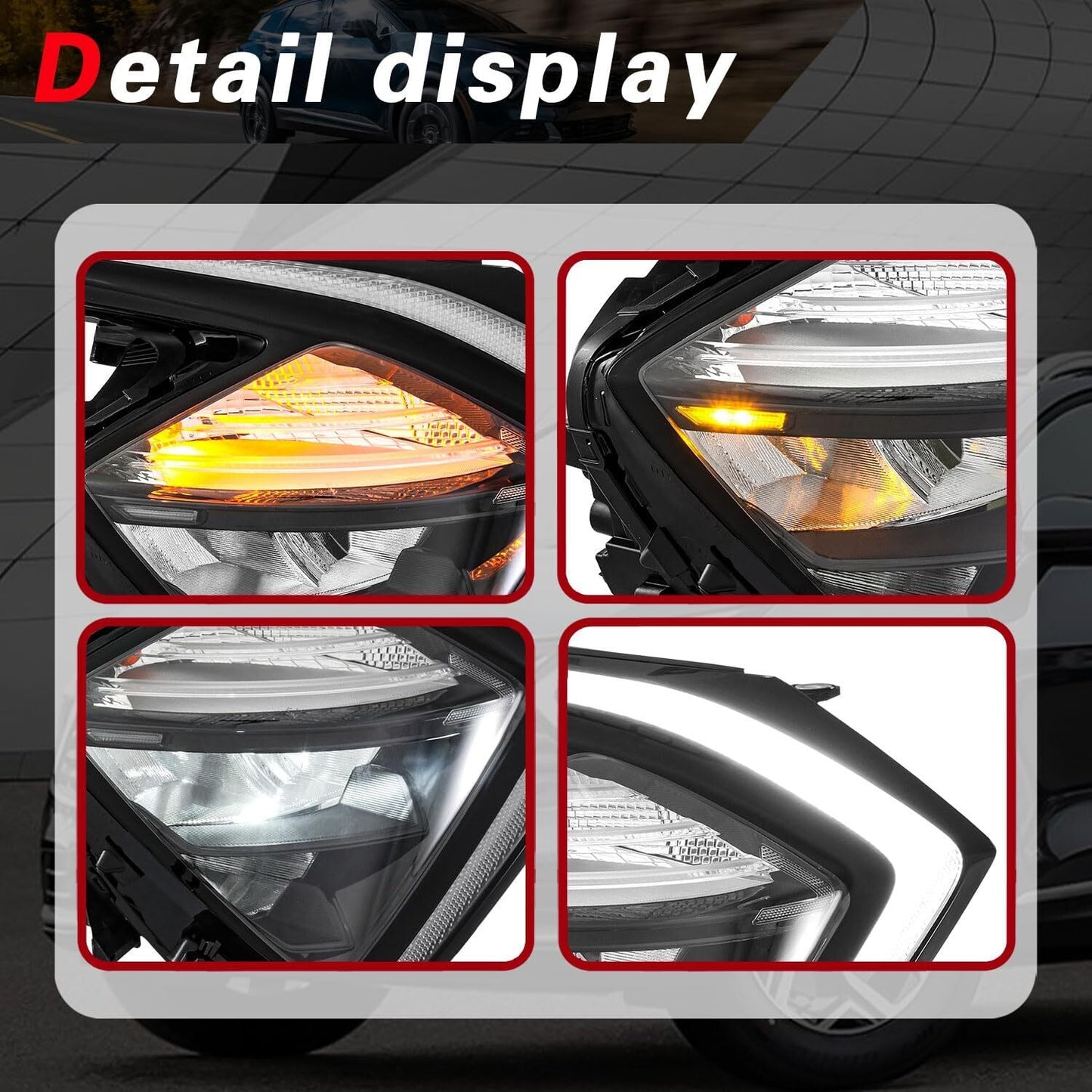 LED Headlight Headlamp Left Driver Side LH For 2022-2024 for Kia SX EX LX n