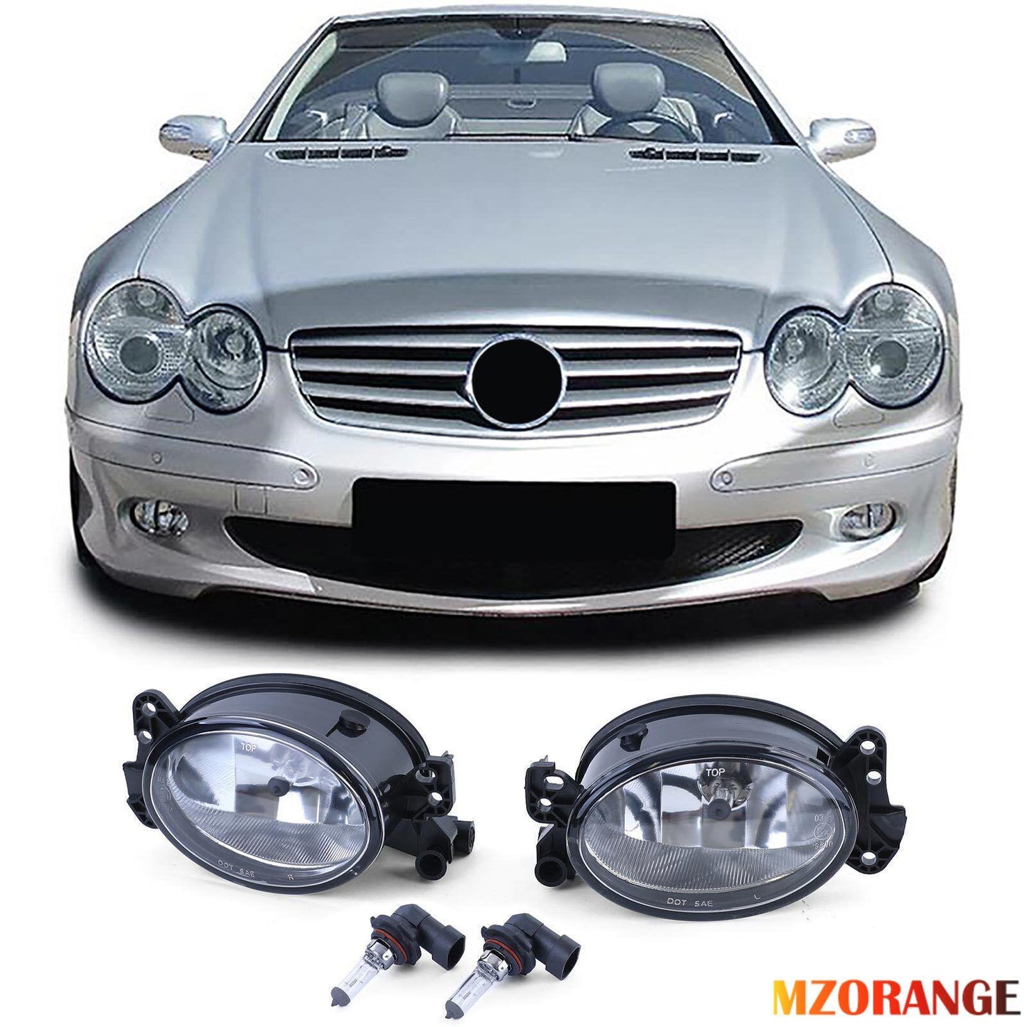 2¡Áfor Mercedes-Benz W204 W164 W463 W209 W219 W169 Fog Lights Left+Right