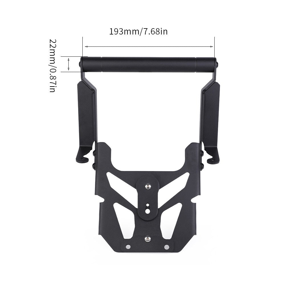 for Yamaha Tracer 9 GT+/Plus Front GPS Sat Navigation Bar Extension Mount Holder Q