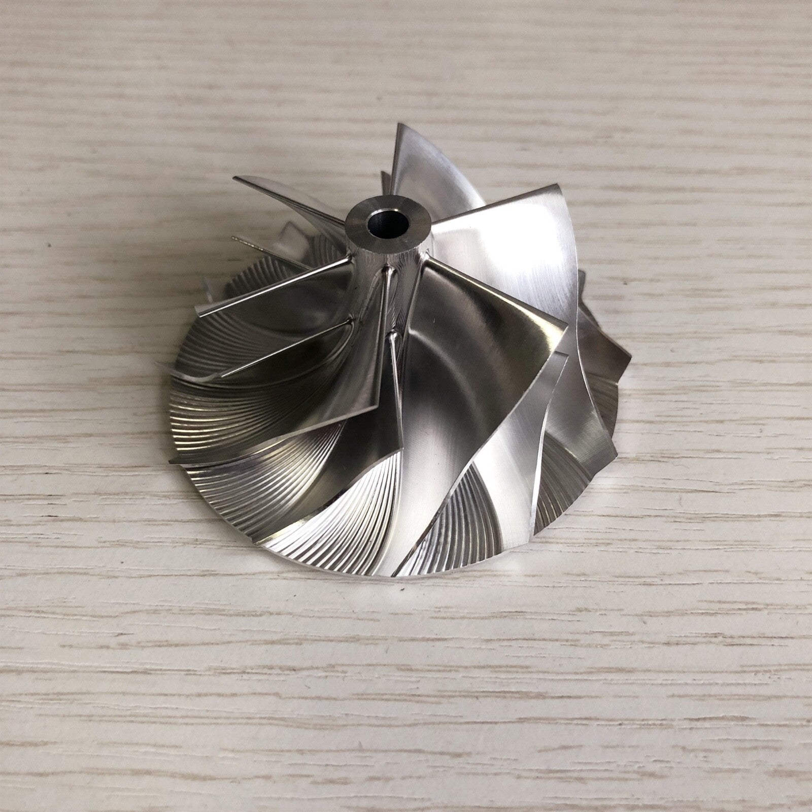 RHF5 Reverse 50.50/66.00 mm 6+6 Blade Performance Turbo Billet Compressor Wheel