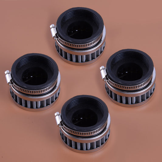 4x 52-58mm Carb Air Filters Cleaners Pod Fits Motorcycle Pit Dirt Bike Scooter Q