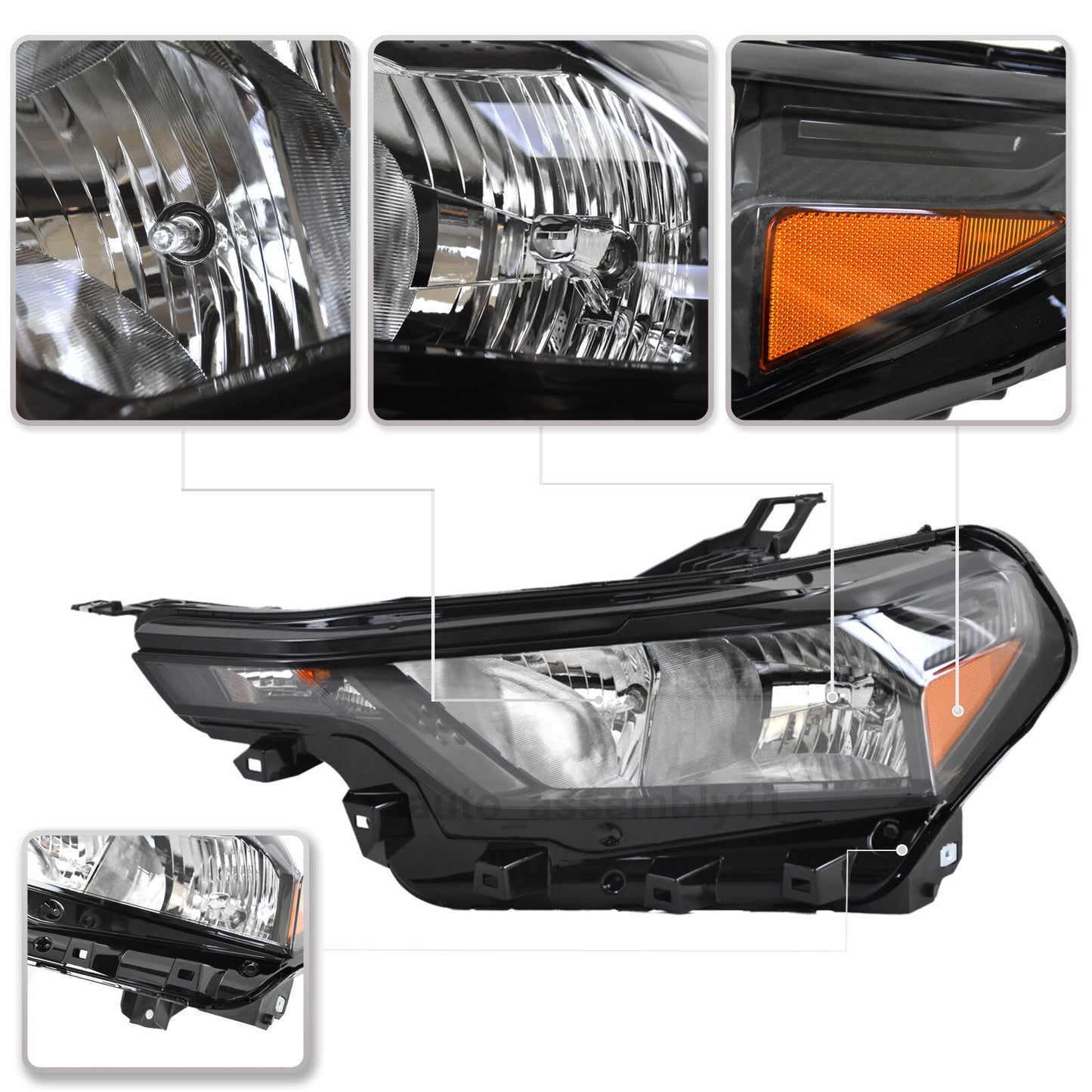 Halogen headlights for Chevrolet Colorado 2023 2024 2025, left drive, model 85045266