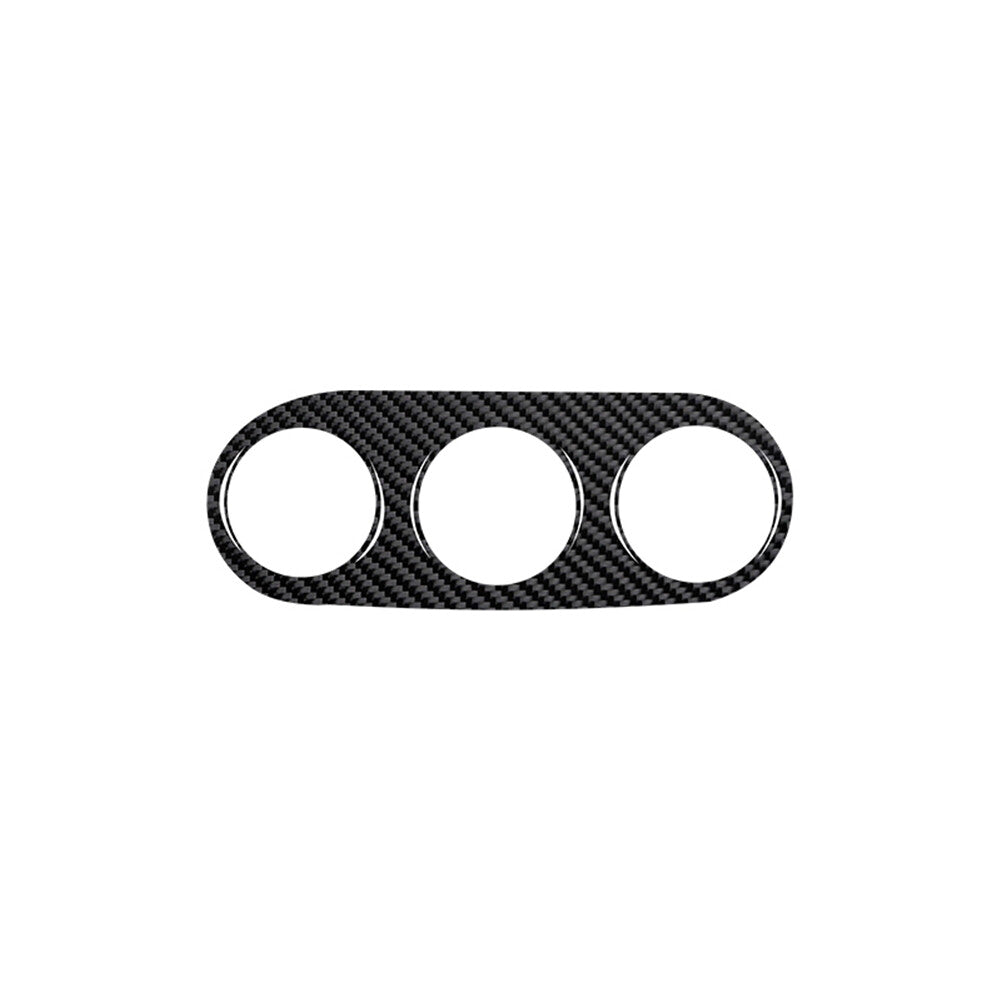 2Pcs Carbon Fiber Side Vent Panel Frame Trim Cover For Explorer 2011-2014 v