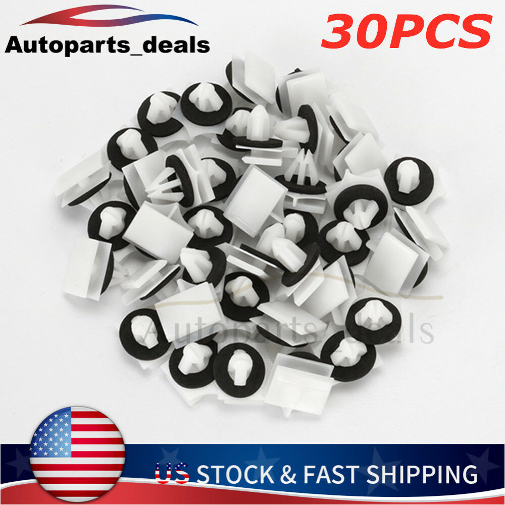 30x External Rocker Panel Deck Cover Mold Clip Fixer  for ford  W716503-S300