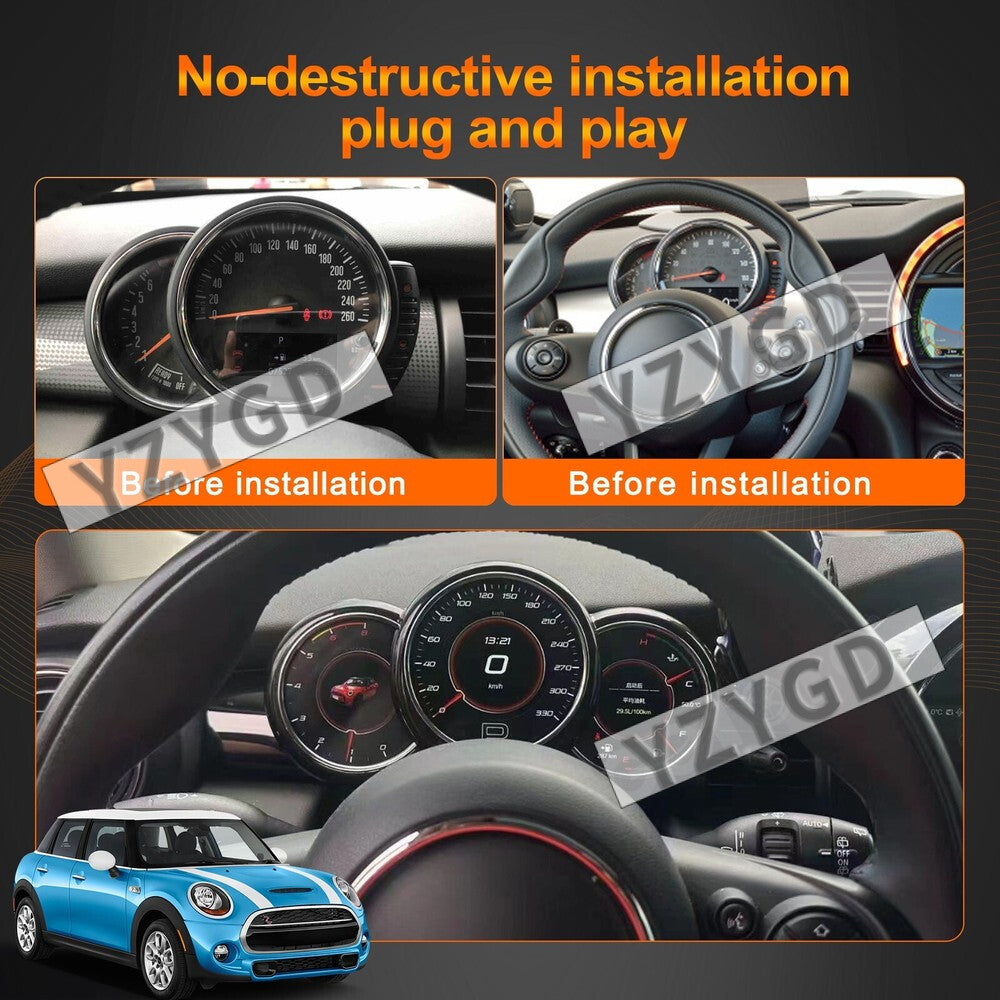 Digital LCD Cluster Instrument Speedometer Dashboard for BMW for MINI F56 2014-2023 Q