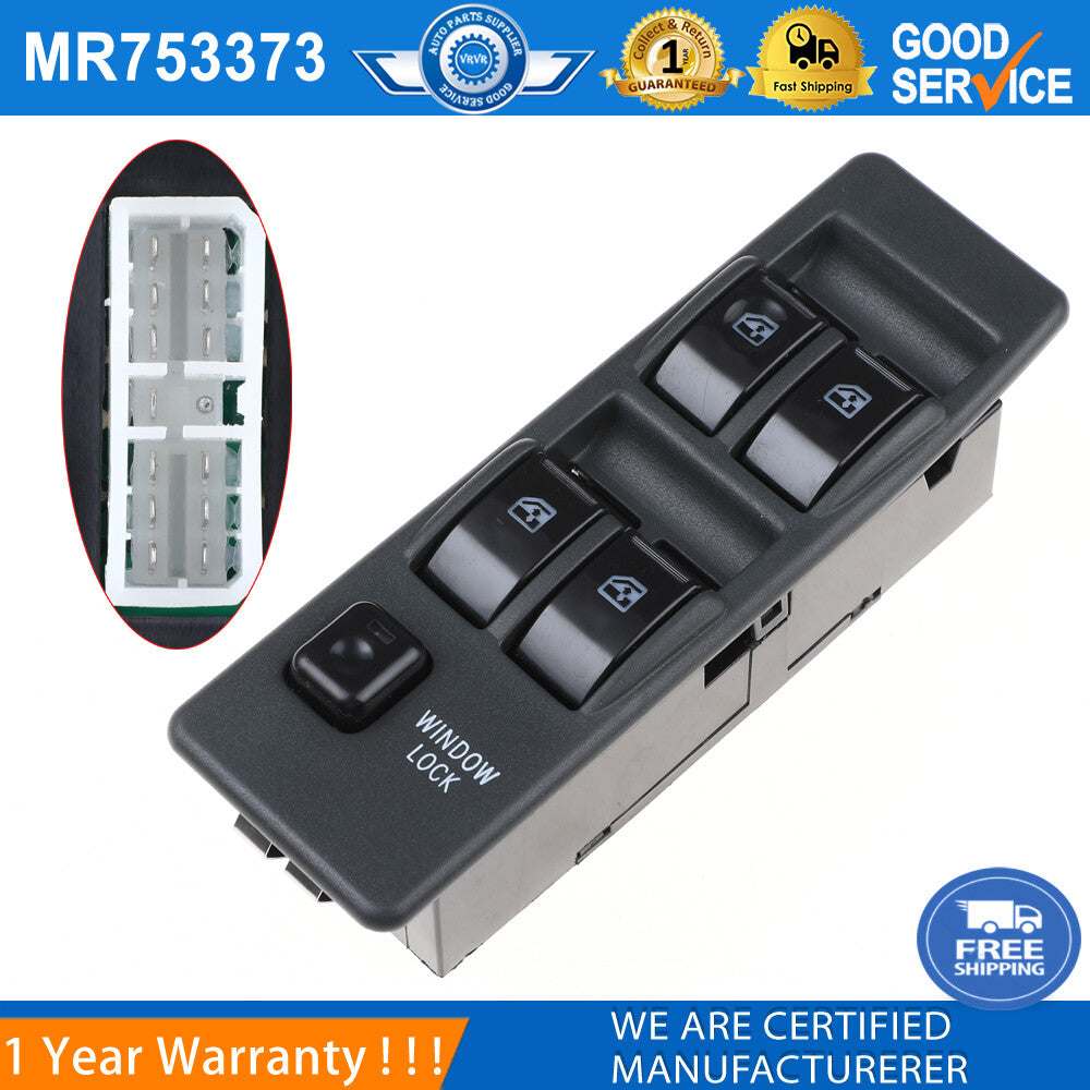 LHD power window main switch MR753373 is suitable for Mitsubishi Pajero Montero Shogun 90-03