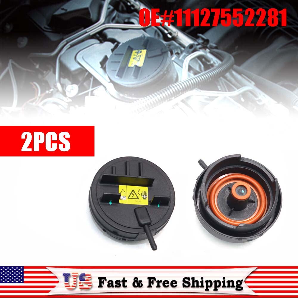 2PCS PVC Engine Valve Cover 11127552281 for BMW 128i 328i X3 Z4 328i 2010-2013 Q