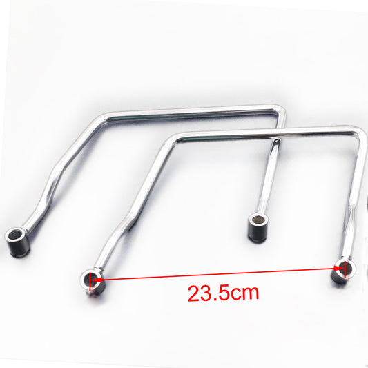 23.5cm Saddle bag Support Bar Mount Bracket for Yamaha Vstar 1100 Classic Custom Q