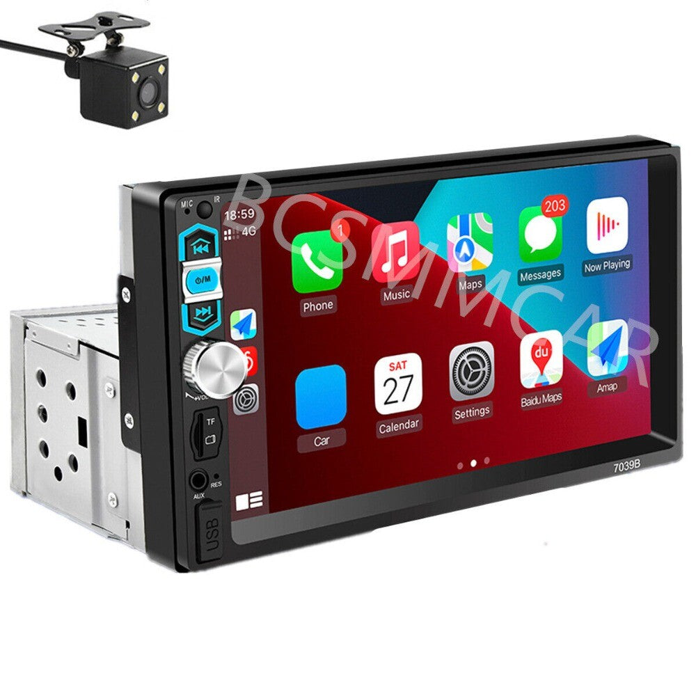 Touch Screen Car Stereo Radio Bluetooth FM Player For Carplay/Android Auto n