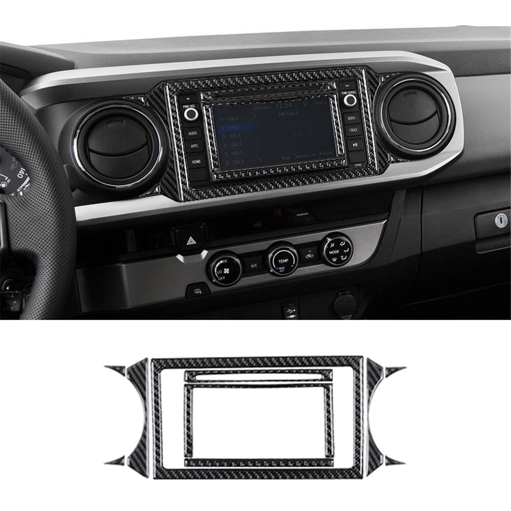 Red Carbon Fiber Gear Shift Panel Decorative Trim Cover for Subaru BRZ for 86 v