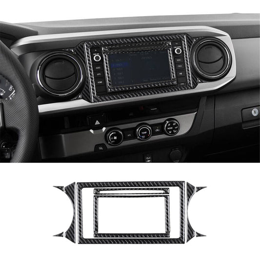 Red Carbon Fiber Gear Shift Panel Decorative Trim Cover for Subaru BRZ for 86 v