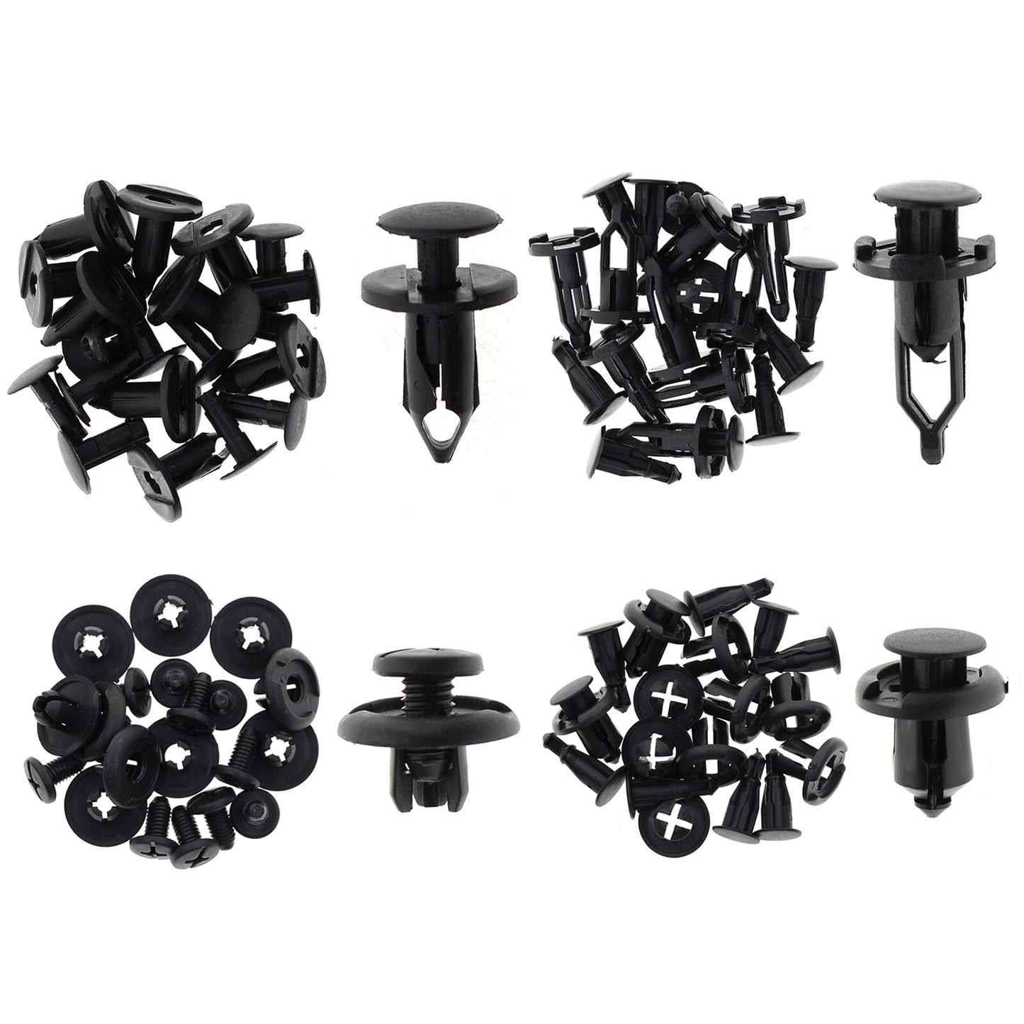 40PCS Car Push Retainer Pin Bumper Rivet Trim Moulding Clip Kit for Mercury for Mini