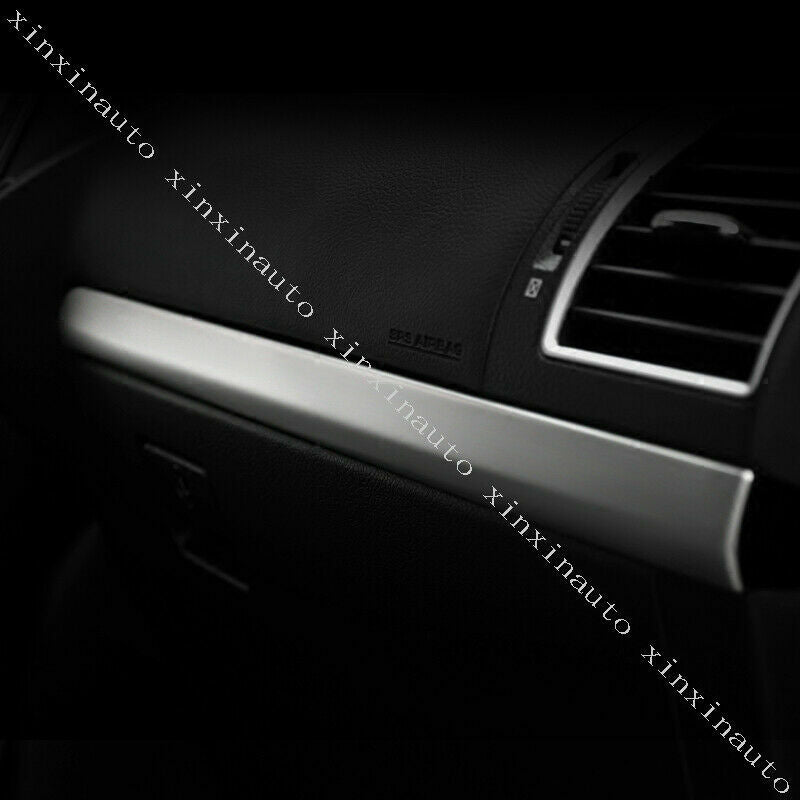 for Toyota Prado FJ150 2010-2021 silver Inner Console Stripe Decor Molding Trim