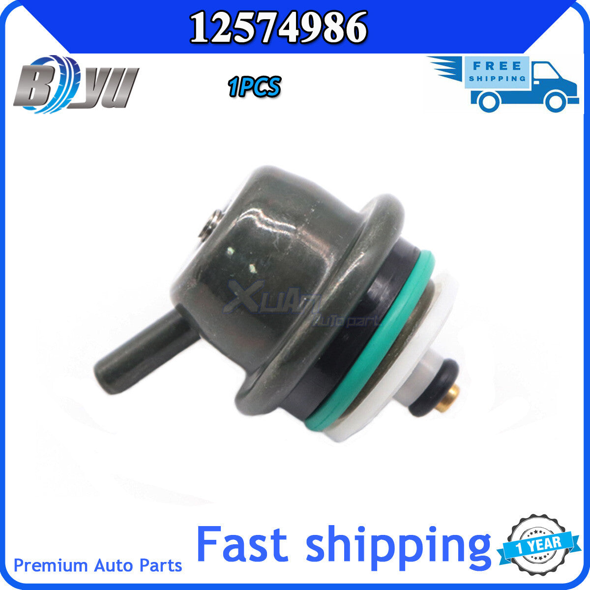 12574986 Fuel pressure regulator for GM Pr217 4.3L, 4.8L, and 5.3L engines - v