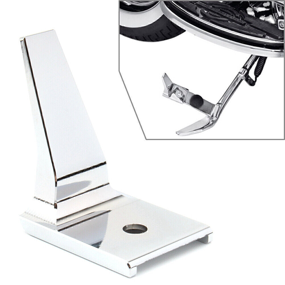 for Harley Davidson FLST 2007-17 Side Stand Extension Motorcycle Chrome Aluminum Q