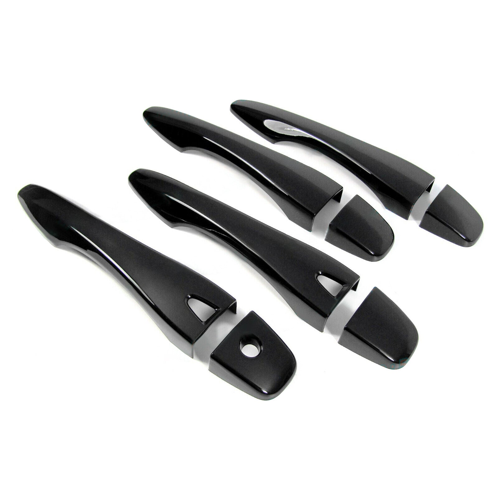 Glossy Piano Black For 13-20 for Nissan Pathfinder Side for Smart Door Handle Cover Trim