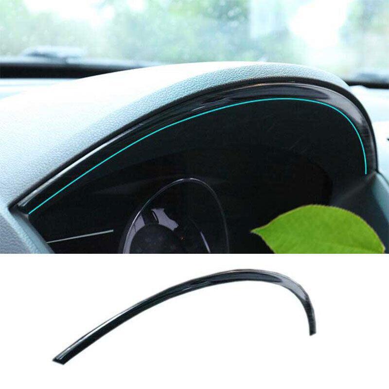 Instrument Panel Frame Strip Trim 1PCS for Ford Explorer 2011-2019 Black Steel