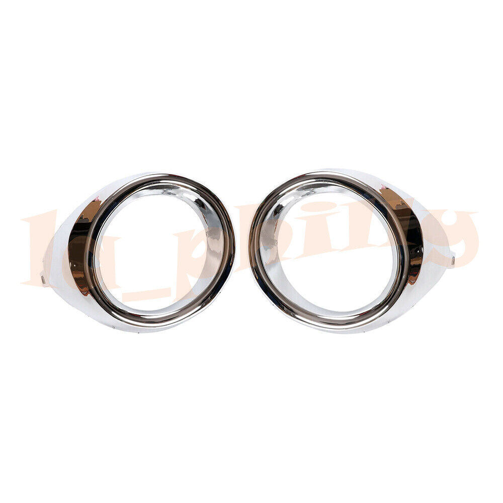 2Pcs Front Fog Lights Lamp Cover Trim For 13-15 for Lexus ES300h ES350 Chrome RHLH