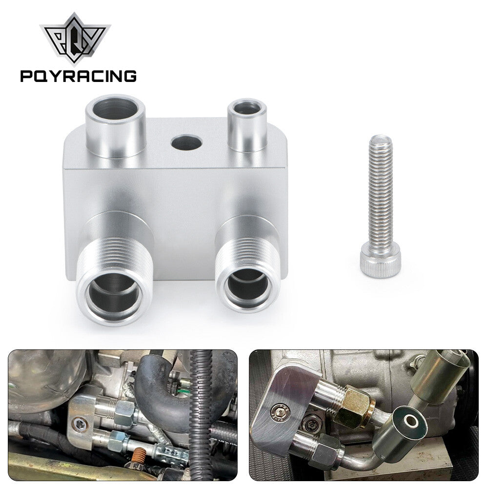 For GM Gen V LSX LS3 Engine Swap Conversion A/C Line Compressor Adapter Fitting