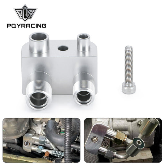 For GM Gen V LSX LS3 Engine Swap Conversion A/C Line Compressor Adapter Fitting