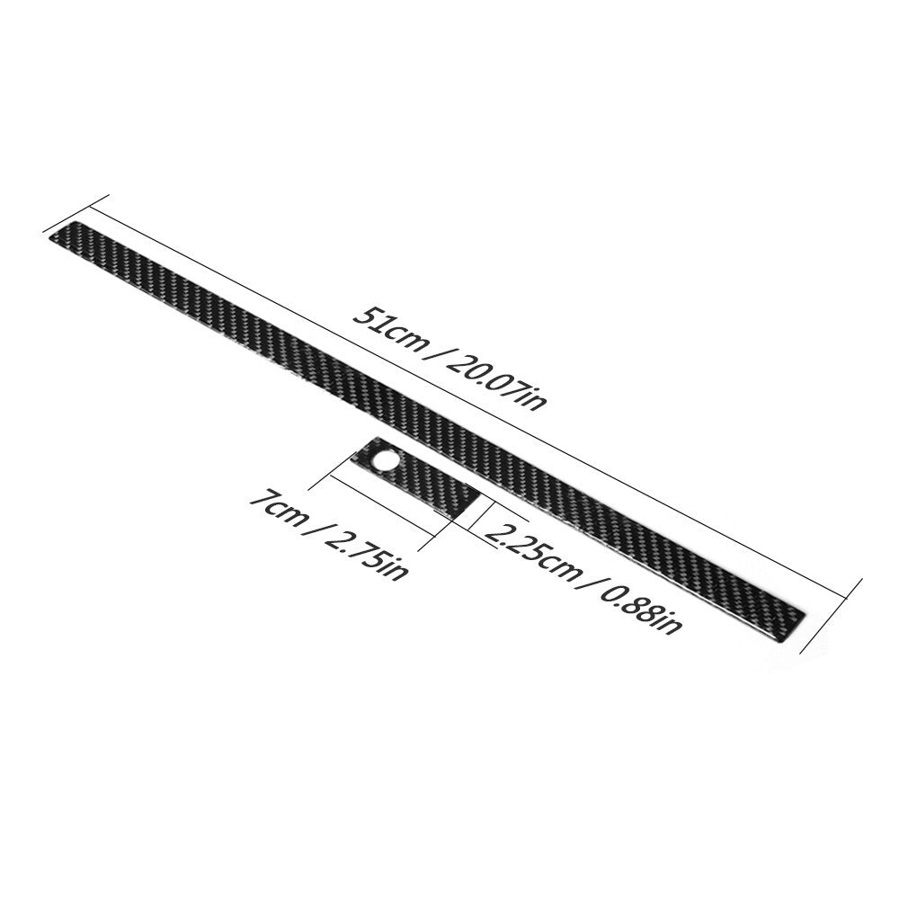 2 x carbon fiber glove compartment trim for Porsche for Cayenne 2003-2010