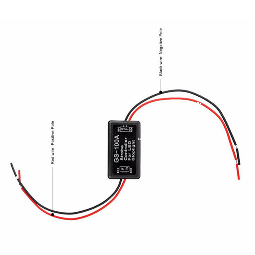 GS-100A 12V Flash Strobe Controller Flasher Module for Car LED Brake Stop Light Q