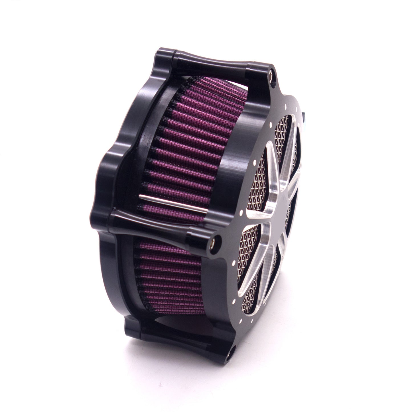 Black CNC Air Cleaner Intake Filter System for Harley Softail Touring 2014-2015 Q