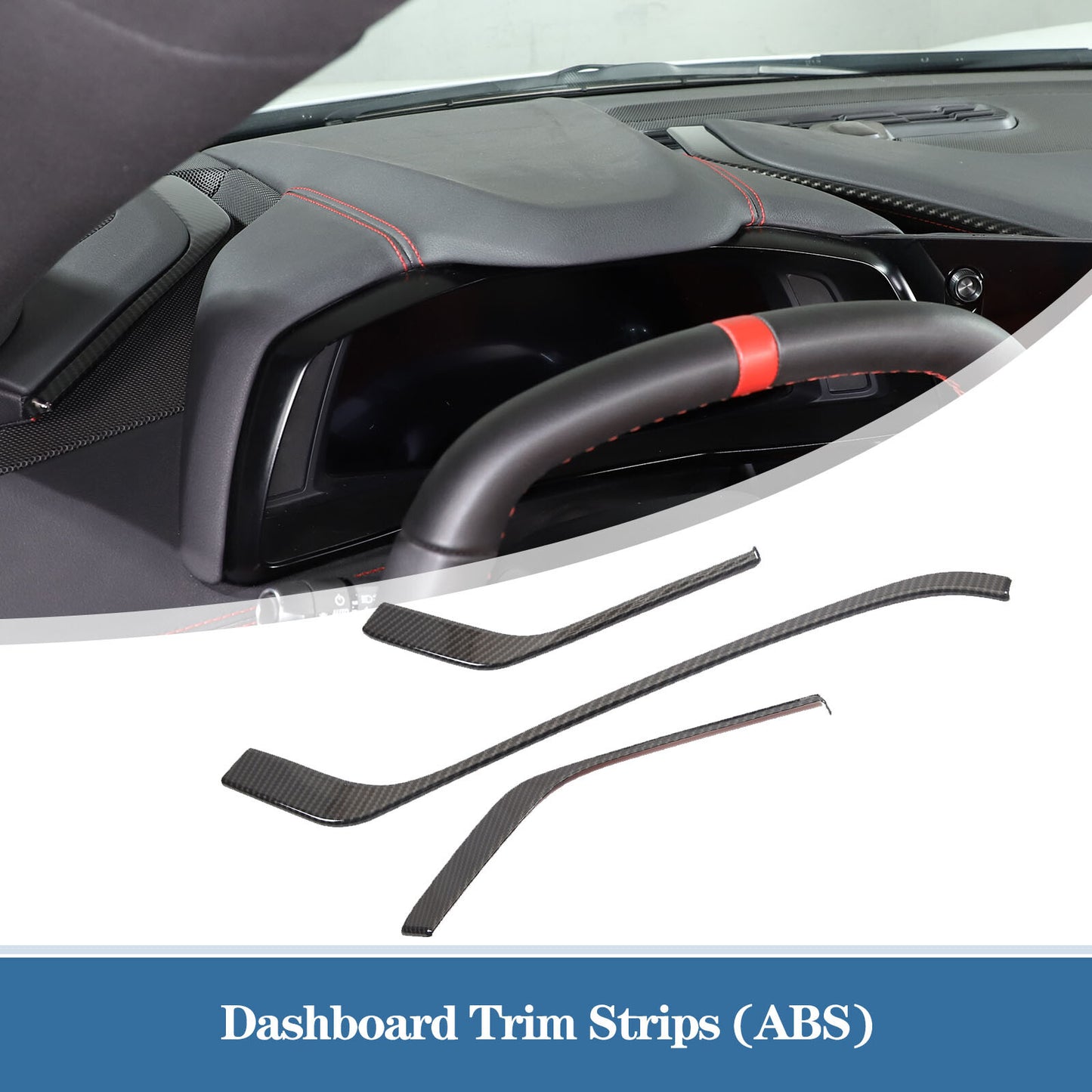 Sunshade Rear Windshield Block Cover Trim for Corvette C8 Z51 Z06 2020 - 2023 - v