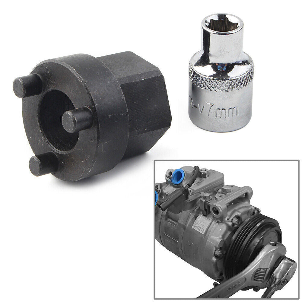 AC COMPRESSOR CLUTCH HUB REMOVER TOOL for Mercedes 5SEL12C,6SEL14C,6SEL16C