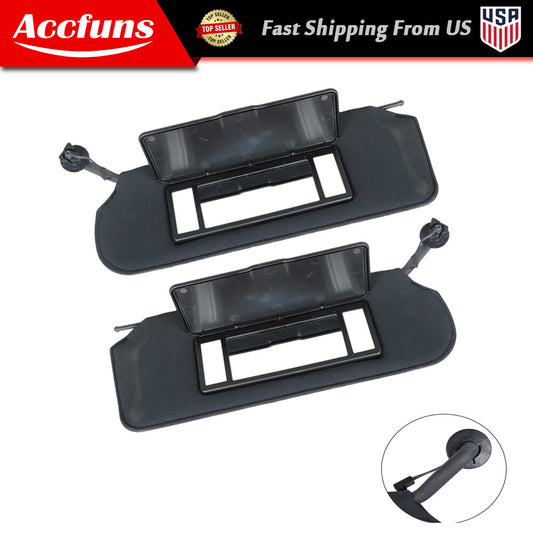 Replacement sun visor vanity mirror for 1997-2003-2004 for Corvette C5, new black. n