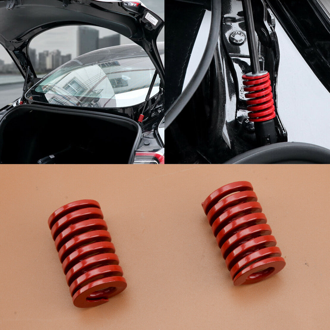 2x Rear Trunk Tailgate Lift Strut Support Shock Spring Fit for Model 3 v