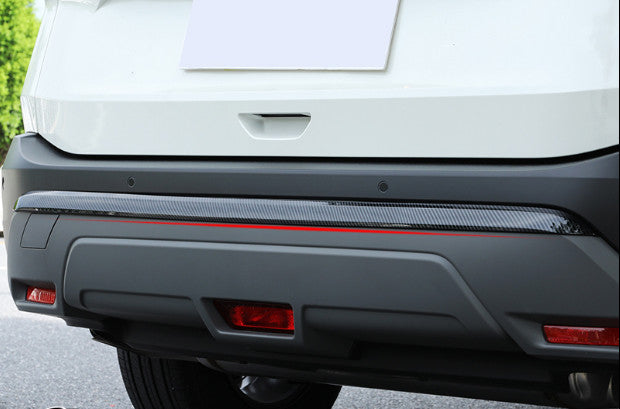 For Rogue 2021-2023 ABS Carbon Rear Bumper Lower Protector Cover Trim B n