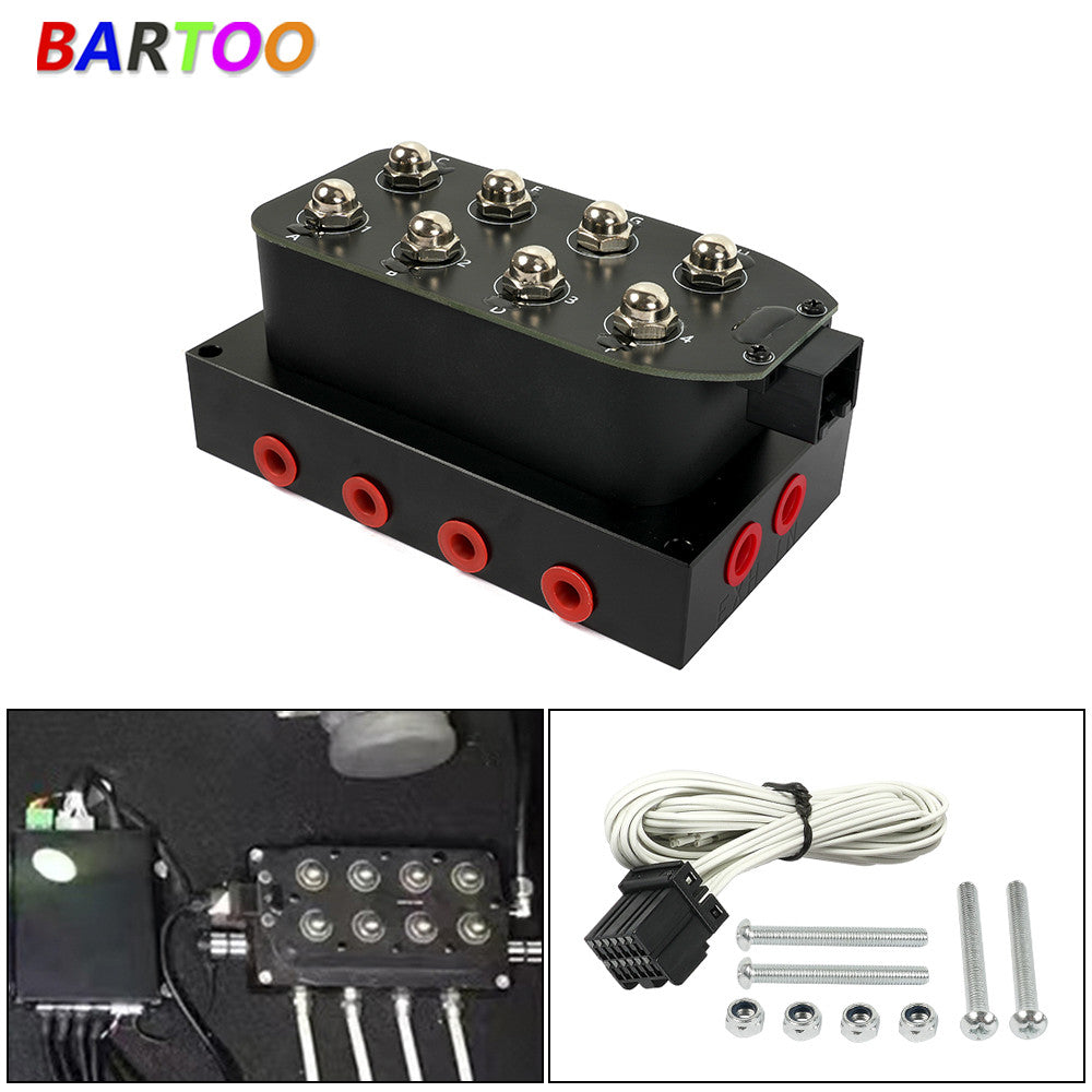 1/44-Corner Block Manifold Solenoid Valve 300PSI Air Valve Bag/Ride Suspension Q