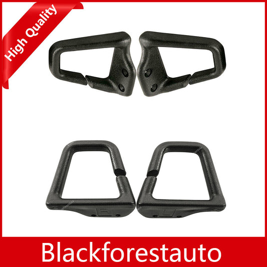 4x For 1993-02 Camaro Firebird Convertible Ebony Black for Seat Belt Shoulder Guides Q