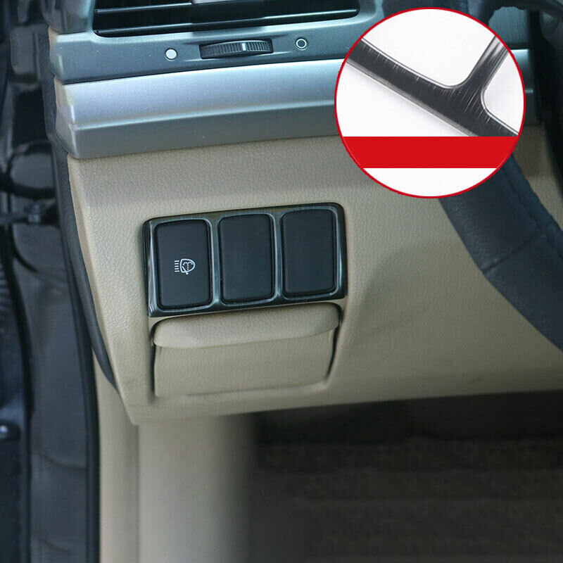 The aluminum red volume media knife ring decoration is suitable for Subaru WRX 2021 - 2023- v