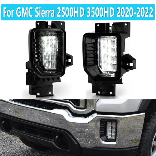 LED Fog Light Signal Wiring Switch Kit for GMC for Sierra 2500HD 3500HD 2019-2022