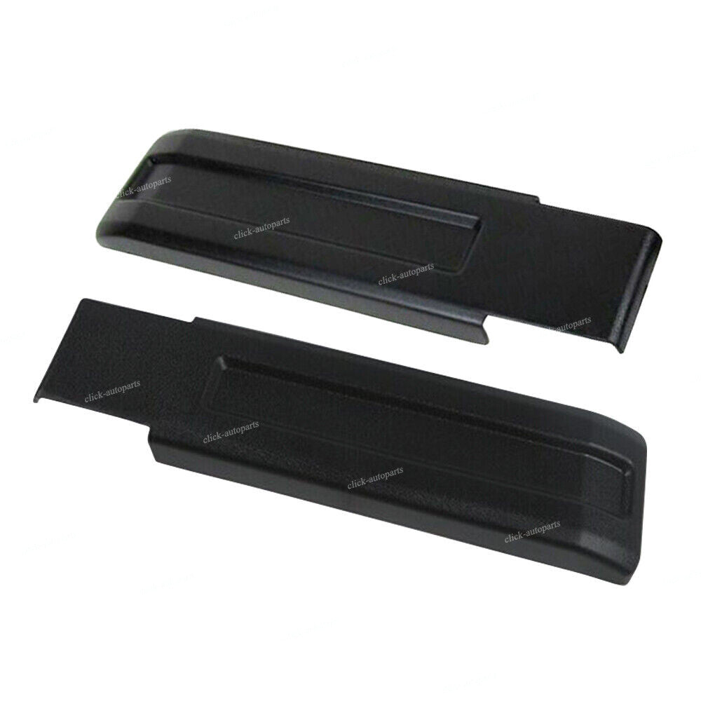 2 For 07-18 for Jeep for Wrangler JK Black Tailgate Hinge Cover Trim Spare Tire Exterior Q