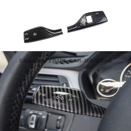 For X3 X4 X3M X4M iX3 2018-2023 ABS Carbon Turn Signal Wiper Lever Cover n