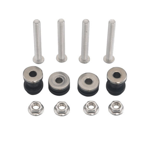 Detachable backrest dock hardware kit for Harley Sportster XL883 XL1200 48 72- n